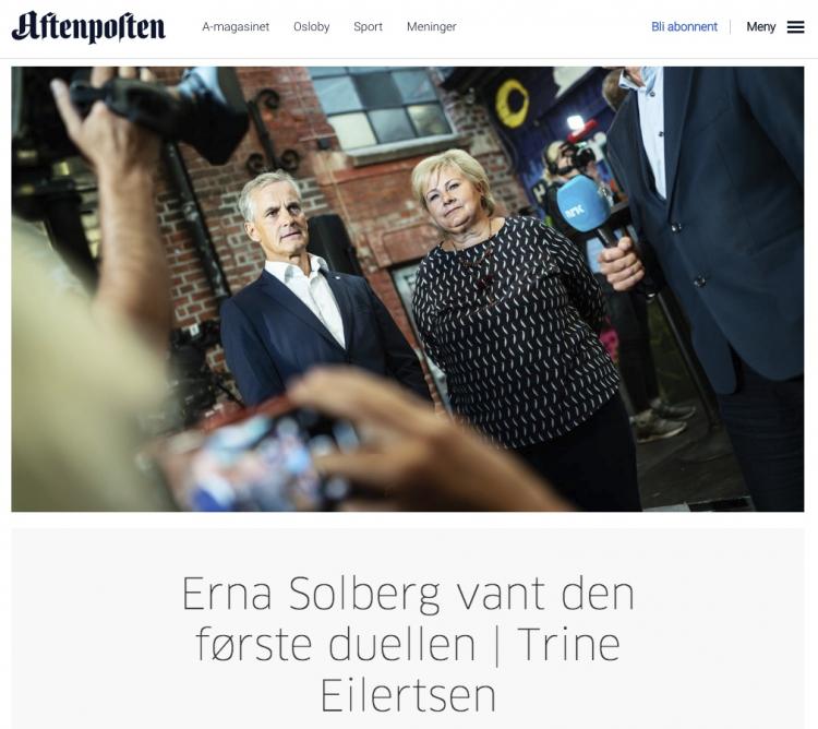 Aftenposten-faksimile