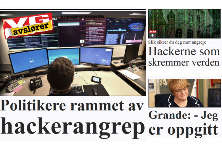 Faksimile fra dagens VG